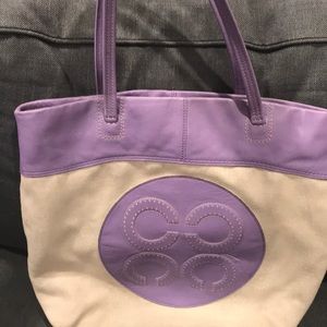 Lavender Coach Tote